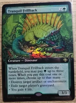 Tranquil Frillback - EXTENDED ART - FOIL - March of the Machine: The Aftermath - Image 1