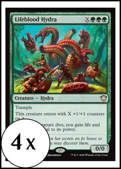 MTG - Lifeblood Hydra - Secrets of Strixhaven Commander - Image 1