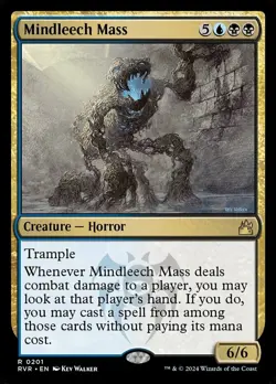 x1 Mindleech Mass R MTG Ravnica Remastered M/NM, English - Image 1
