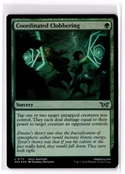 Coordinated Clobbering 173 Duskmourn: House of Horror Foil NM - Image 1