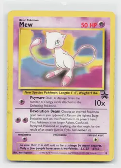 Mew 8 Promo Wizards Black Star Promos Pokemon Near Mint - Image 1