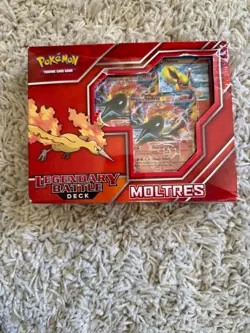 2016 Pokemon XY Legendary Battle Deck Moltres Sealed (Box Damaged) - Image 1