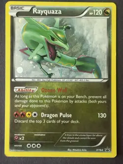 Pokemon Rayquaza XY Promo #164 Promo Holo MP - Image 2