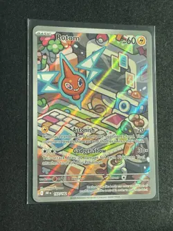 Pokemon TCG Rotom Illustration Rare #197/182 SV: Destined Rivals NM/M - Image 1