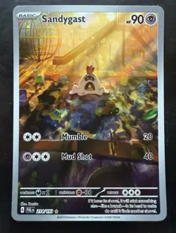 Pokemon Sandygast 214/193 Paldea Evolved IR Illustration Rare (NM) - Image 1
