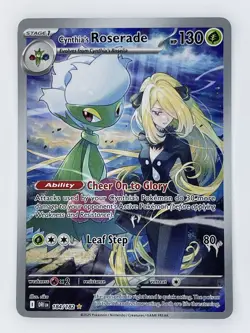 Cynthia's Roserade 184/182 Illustration Rare Destined Rivals Pokemon NM/M - Image 1