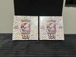 Pokemon 151 Japanese Booster Box Sealed with Shrink Wrap **2 Booster Boxes** - Image 1