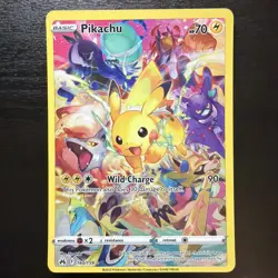 Pokemon TCG SWSH: Crown Zenith Pikachu 160/159 Secret Rare Full Art Holo EN - Image 1