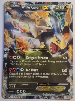 White Kyurem EX BW63 Holo Promo Black And White Promo LP - Image 1