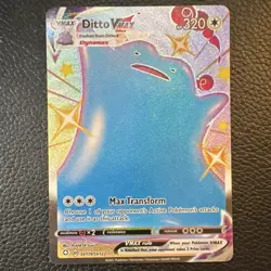 Pokemon Ditto VMAX Shining Fates Shiny Vault Shiny Holo Rare EN 2021 SV119/SV122 - Image 1