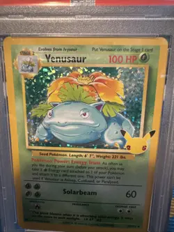 Pokemon PSA 9 MINT Celebrations Venusaur 15/102 Classic Collection Holo Rare - Image 3