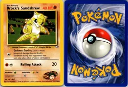 BROCK'S SANDSHREW 71/132 C GYM HEROES POKEMON UNLIMITED NM - Image 3
