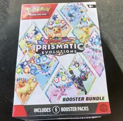 Pokemon TCG Prismatic Evolutions Scarlet & Violet Booster Bundle 6 Packs - Image 1