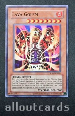 2025 Yu-Gi-Oh! Retro Pack 2 Lava Golem RP02-EN082 - Image 1