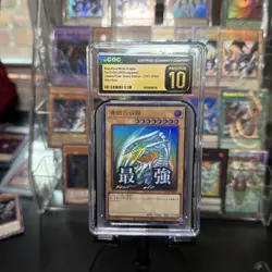 2025 YU-GI-OH! ULTRA RARE #JP003 BLUE-EYES WHITE DRAGON CGC 10 PRISTINE - Image 4