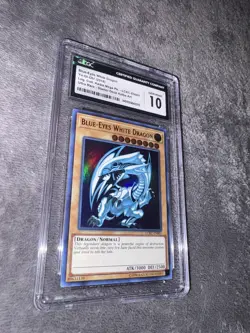 2018 YU-GI-OH! LEGENDARY COLLECTION KAIBA MEGA PACK BLUE-EYES WHITE DRAGON CGC10 - Image 4