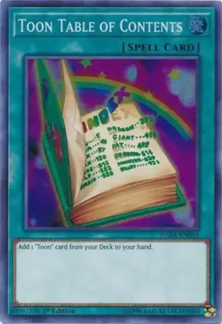 Yugioh! LP Toon Table of Contents - DASA-EN043 - Super Rare - 1st Edition Lightl - Image 1