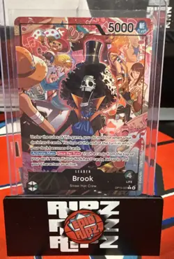 Brook OP15-022 Alt Art Leader Adventure on Kami’s Island One Piece TCG English - Image 1