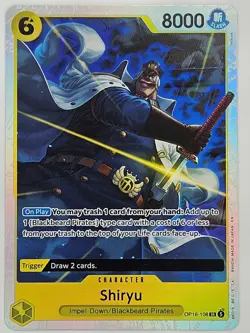 One Piece OP16-108 Shiryu Super Rare - Image 1