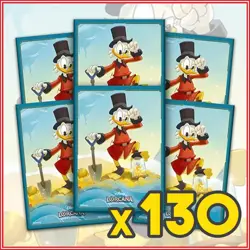 Disney Lorcana TCG: Scrooge Mcduck 130 Sleeves Official Ravensburger - Image 1