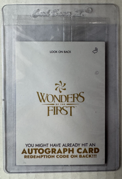 Wonders Of The First Sealed Card 2026 PSA Magazine Promo Autograph Possible - Image 1