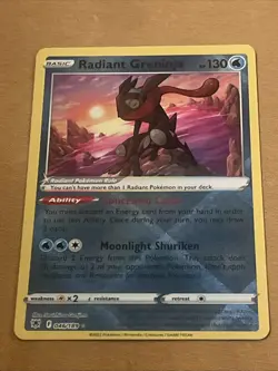 Pokemon TCG Radiant Greninja Sword & Shield - Astral Radiance 046/189 - Image 1
