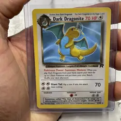 Pokemon Dark Dragonite 22/82 Team Rocket Unlimited Vintage WoTC LP TCG Nintendo - Image 1