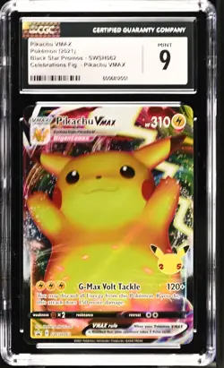 CGC 9 - Pikachu VMAX SWSH062 - Pokemon Celebrations Promo - Image 1