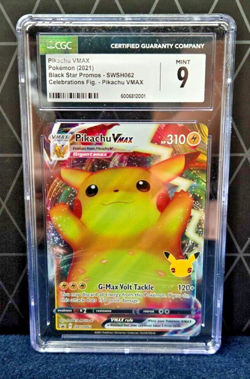CGC 9 - Pikachu VMAX SWSH062 - Pokemon Celebrations Promo - Image 3