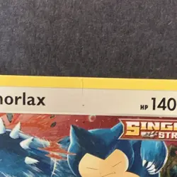 Pokemon TCG 2021 Snorlax Cosmos Holo Black Star PROMO SWSH119 MP - Image 2