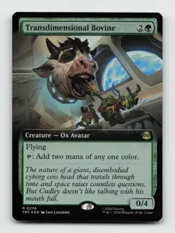 Transdimensional Bovine (Extended Art) R Teenage Mutant Ninja Turtles 274 NMFoil - Image 1