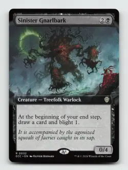 Sinister Gnarlbark R Commander: Lorwyn Eclipsed 12 NM - Image 1