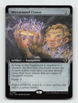 Mirrormind Crown (Extended Art) R Lorwyn Eclipsed 381 NM - Image 1