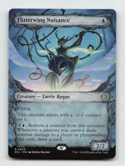 Flitterwing Nuisance (Showcase) R Lorwyn Eclipsed 304 NM - Image 1