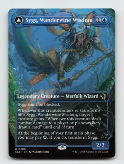 Sygg, Wanderwine Wisdom (Borderless) R Lorwyn Eclipsed 288 NM - Image 1