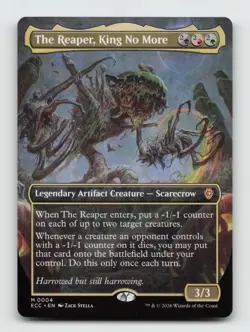 The Reaper, King No More (Borderless) M Commander: Lorwyn Eclipsed 4 NM - Image 1