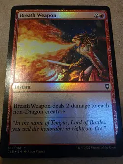 Breath Weapon - Foil - Commander Legends: Battle for Baldur's Gate - Mtg - Image 1