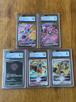 Pokemon Charizard VSTAR CGC 10 Gem Mint Slab Lot (5 Cards) - Image 1