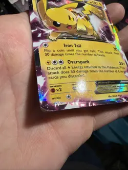 Pikachu EX XY Promo Holo 130 HP English XY84 2015 Pokemon TCG - Image 3