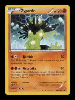 ZYGARDE RARE 53/124 MP POKEMON - Image 1