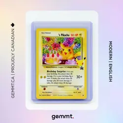 Pokemon Birthday Pikachu Celebrations Classic Holo 24/53 Mint/NM - Image 1