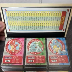 Pokemon kids mini card Bandai Complete Set of 151 Vintage Charizard 1998 - Image 2