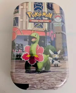 Pokemon TCG: Lumiose City Mini Tin Meganium & Meowstic l Factory Sealed ✅ - Image 1