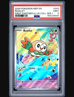 Pokemon First Partner PSA 9 Lot Charmander 038 Squirtle Piplup - Image 3