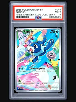 Pokemon First Partner PSA 9 Lot Charmander 038 Squirtle Piplup - Image 5
