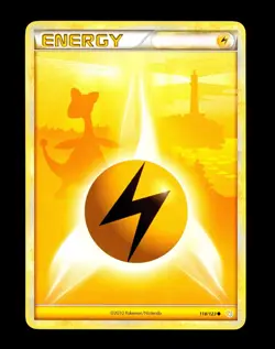 2010 Pokemon LIGHTNING ENERGY HeartGold & SoulSilver AMPHAROS Card 118/123 MINT - Image 1