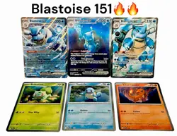 Pokemon Blastoise Ex #200 SIR Bundle/151: Lot of 6 (Read Description) 🔥🔥 - Image 1