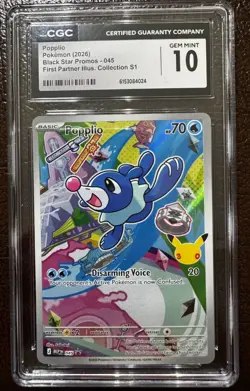 2026 POKEMON TCG 30TH ANNIVERSARY FIRST PARTNER BLACK STAR PROMO 5 of 9 - Image 3