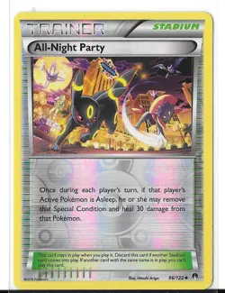 2016 Pokemon All-Night Party Reverse Holo Trainer Stadium Uncommon 102/146 - Image 1