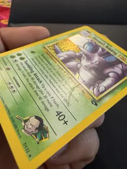 Pokemon lp-mp Giovanni's Nidoking Holo Rare 7/132 Gym Challenge English - Image 2